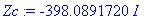 Zc := -398.0891720*I